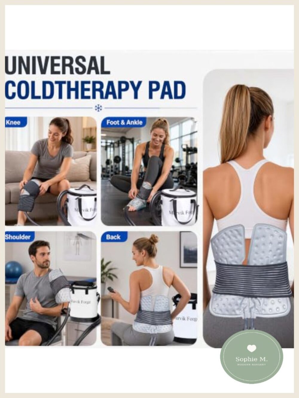 Cold Therapy Machine Programmable Timer Knee Surgery Recovery - Picture 4 of 6